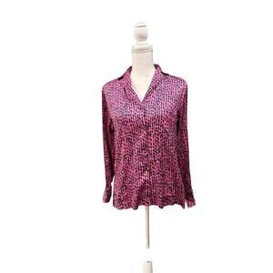 New Caliban Button Front Blouse, IT Size 40